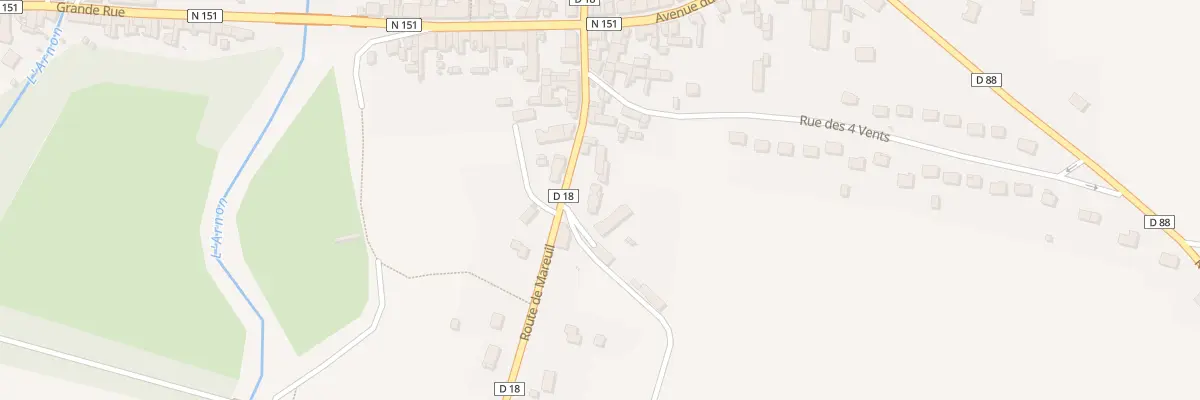 Plan du 5B Rte de Mareuil à Chârost