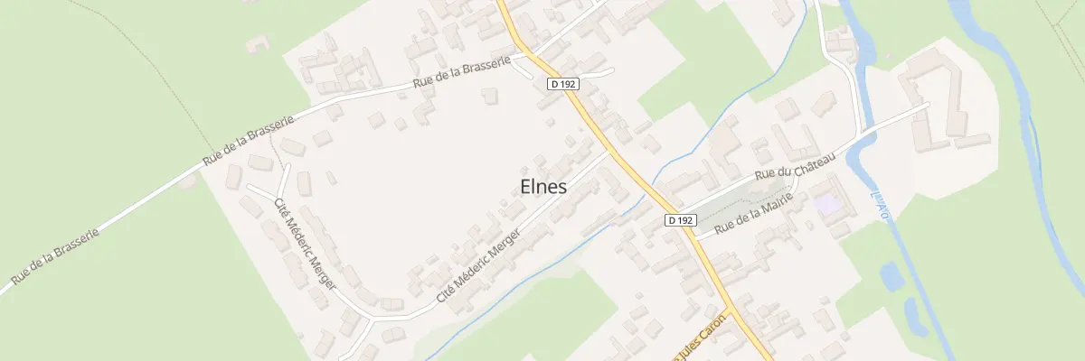 Plan du 10 Cité Médéric Merger à Elnes