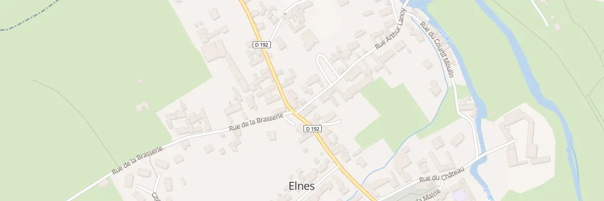 Plan du 1 Rue Arthur Lanoy à Elnes