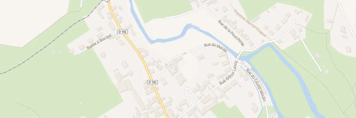 Plan du 10 Rue du Marais à Elnes