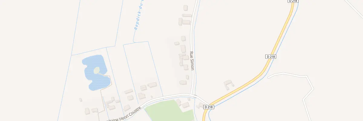 Plan du 84 Rue Simon à Saint-Folquin