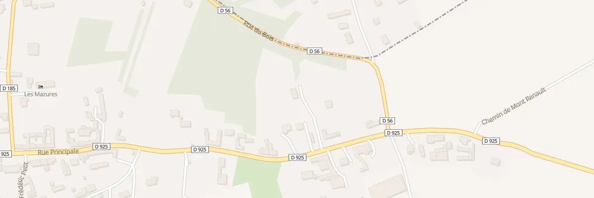 Plan du 55B Rue Principale à Beaumetz