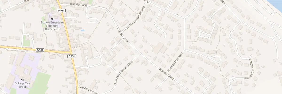Plan du 25 Rue du Civet à Jargeau