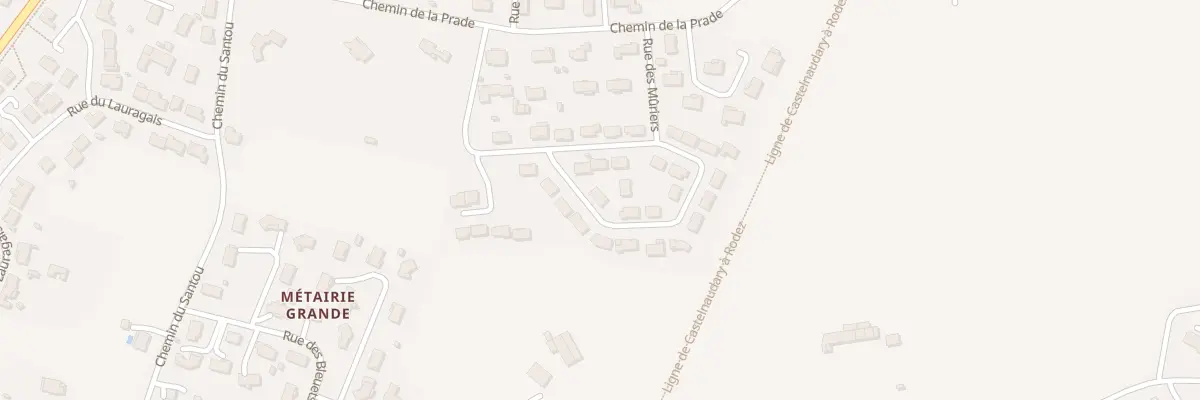Plan du 24 Rue des Mûriers à Soual