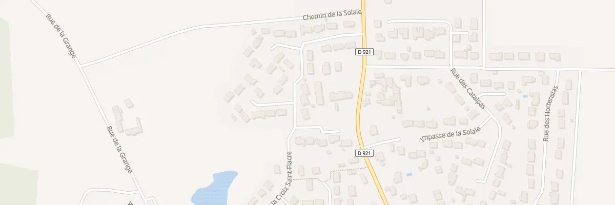 Plan du 13 Rue de la Croix St Fiacre à Saint-Denis-de-l’Hôtel