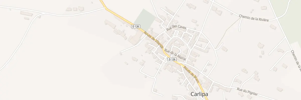 Plan du 2 Imp du Foyer à Carlipa
