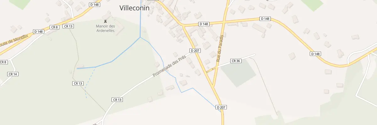 Plan du 10 Rte de Saudreville à Villeconin