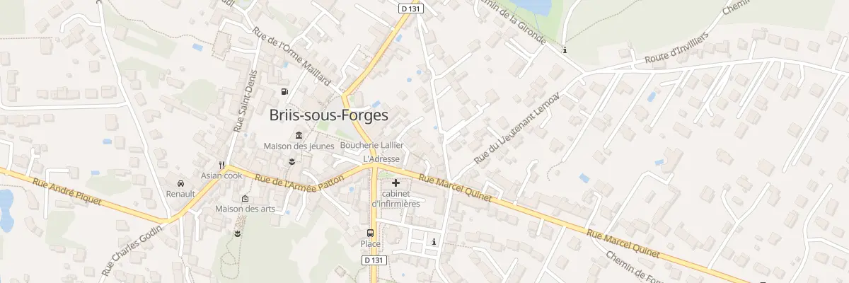 Plan du 5242 Rue Marcel Quinet à Briis-sous-Forges