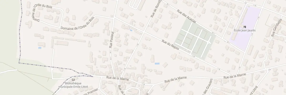 Plan du 8T Rue de Romilly au Mesnil-le-Roi