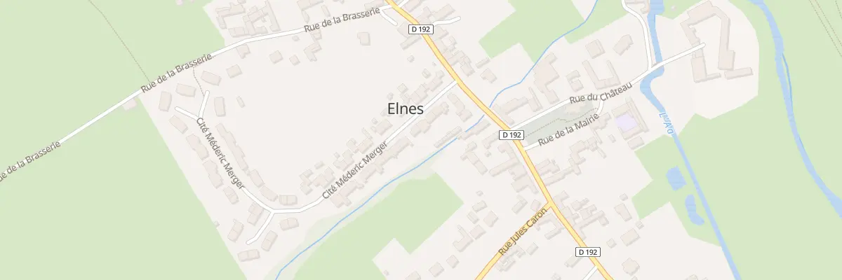 Plan du 7 Cité Médéric Merger à Elnes
