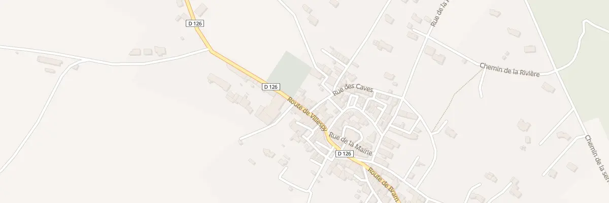 Plan du 109 Le Village à Carlipa