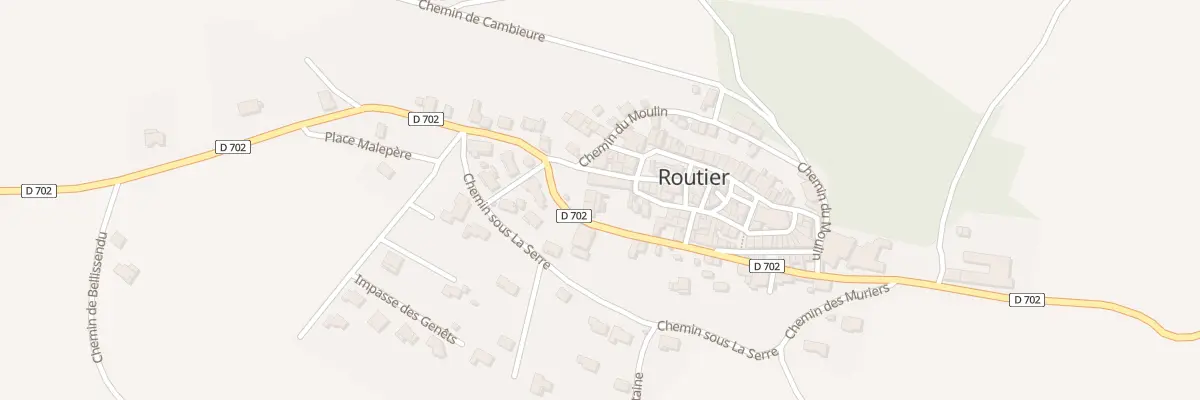 Plan du 2 Che des Moulins à Routier