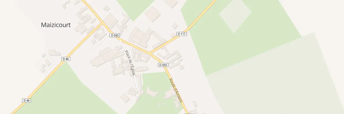 Plan du 20 Rte d’Amiens à Maizicourt