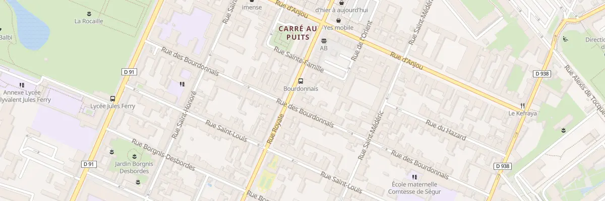 Plan du 75 Rue Royale à Versailles