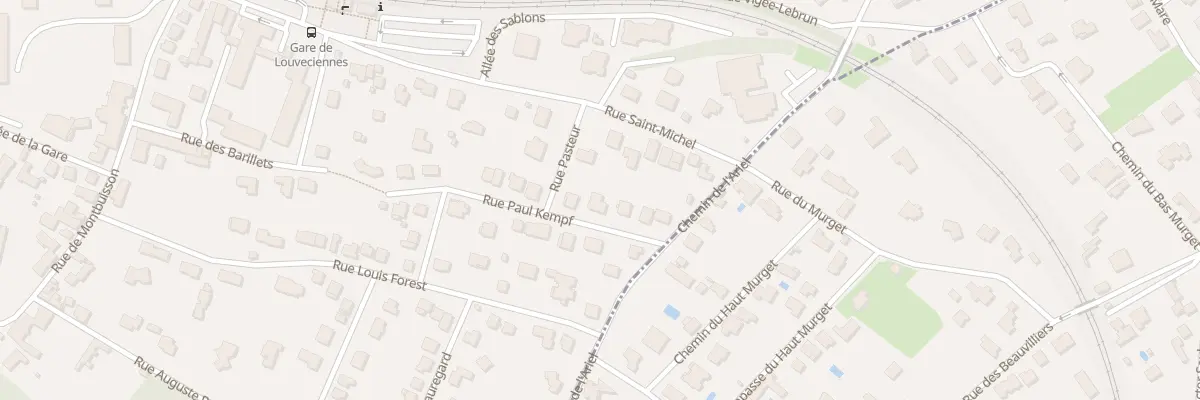 Plan du 15 Rue Paul Kempf à Louveciennes