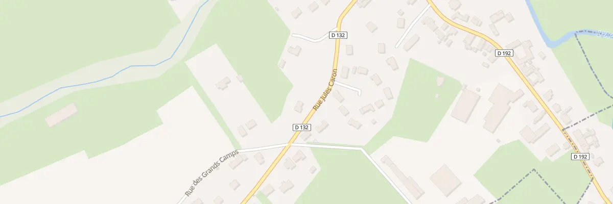 Plan du 14 Rue Jules Caron à Elnes