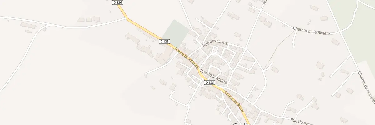 Plan du 5 Rte de Villespy à Carlipa