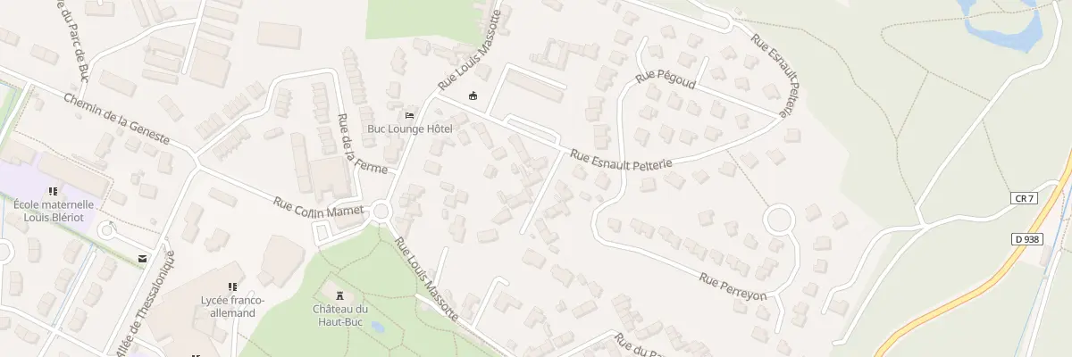 Plan du 20 Rue Marie Therese de Clinchamp à Buc