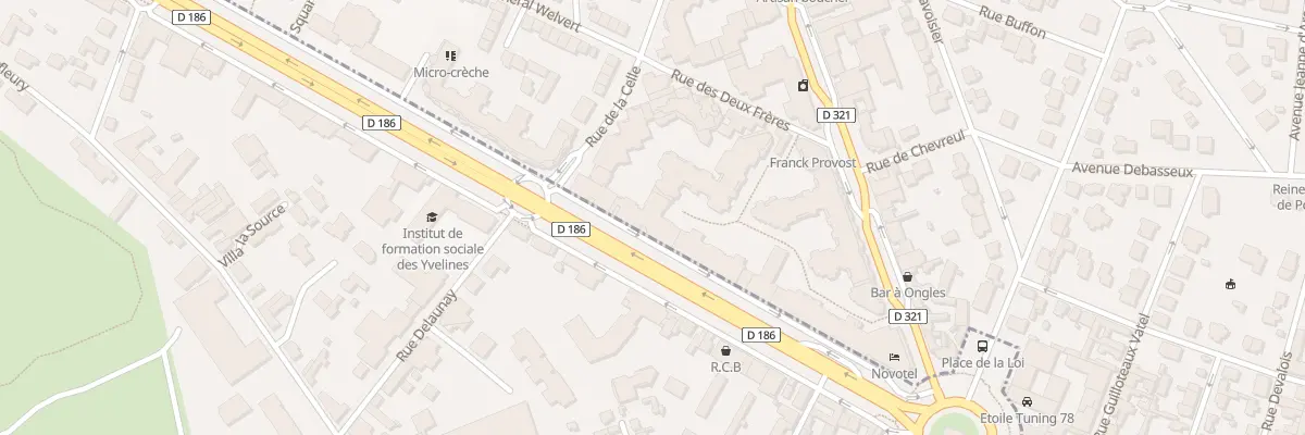 Plan du 36 Bd St Antoine au Chesnay-Rocquencourt