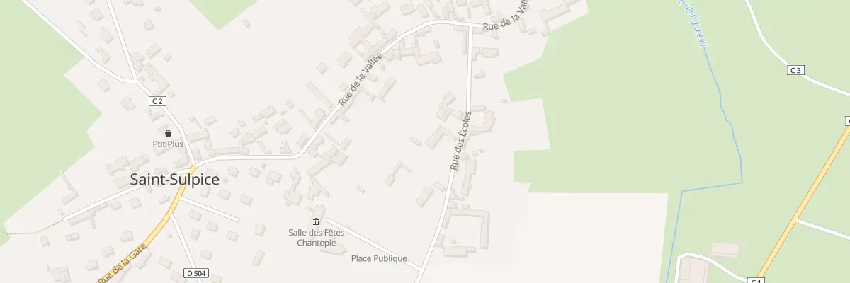 Plan du 10 Rue des Ecoles à Saint-Sulpice