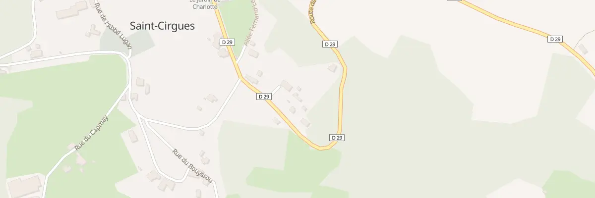 Plan du 22 All de la Croix Saint-Guiral à Saint-Cirgues
