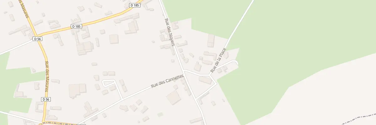 Plan du 2 Rue des Noyers à Prouville