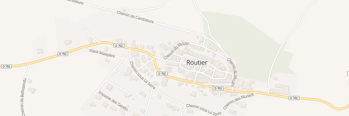 Plan du 2 Rue du Bassin à Routier