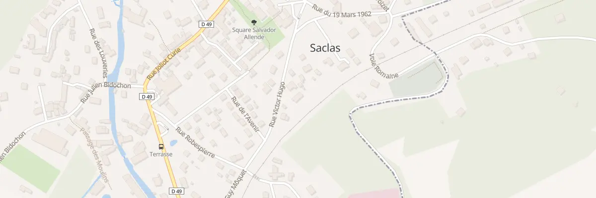 Plan du 9B Rue Victor Hugo à Saclas