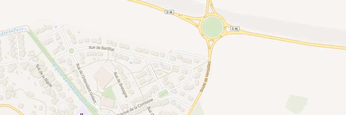 Plan du 8 Imp des Quatre Arpents à Villiers-le-Bâcle