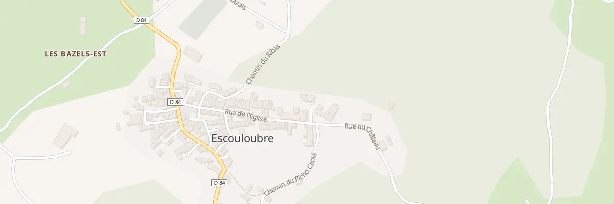 Plan du 6 Imp du Presbytère à Escouloubre