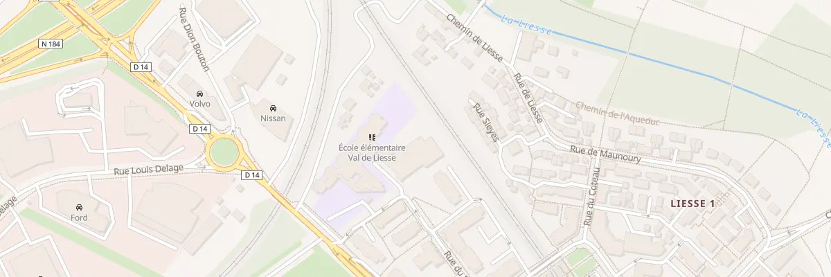 Plan du 1 Sq du Pont Vert à Saint-Ouen-l’Aumône