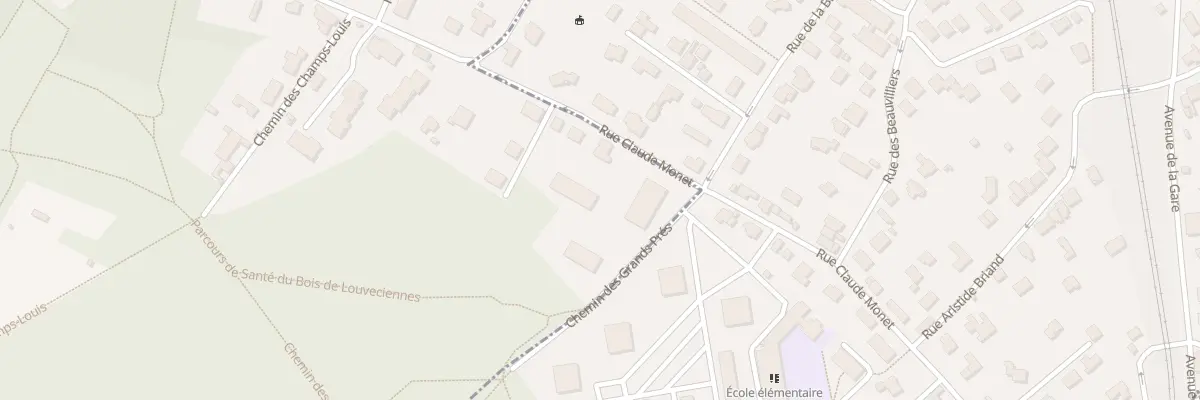 Plan du 2 Che des Grands Pres à Louveciennes