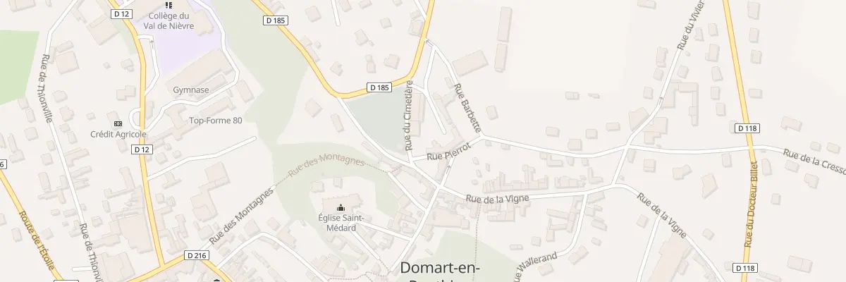 Plan du 9005 Rue Barbette à Domart-en-Ponthieu