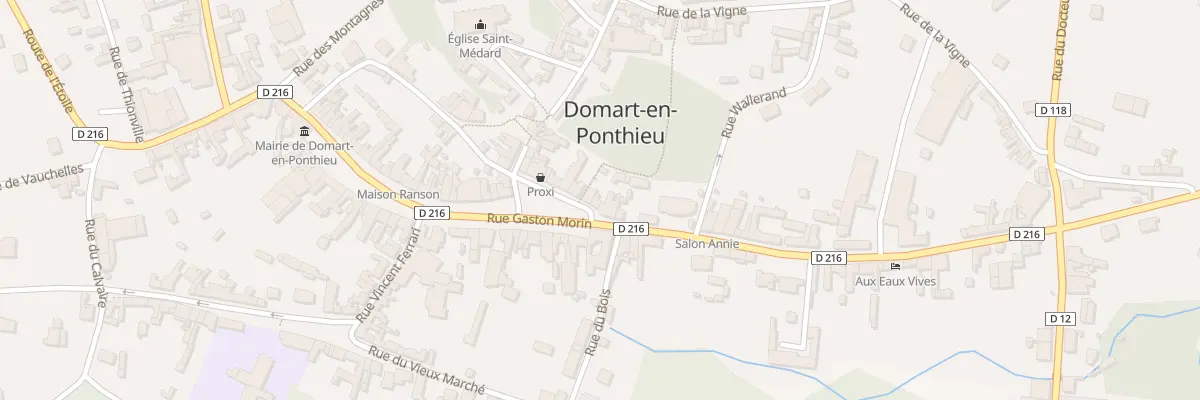 Plan du 57 Rue Gaston Morin à Domart-en-Ponthieu