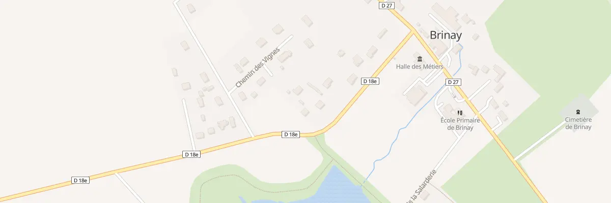 Plan du 14 Rte de Méreau à Brinay