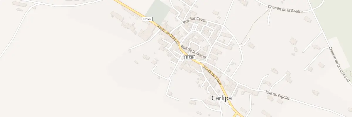 Plan du 10 Rue du Foyer à Carlipa