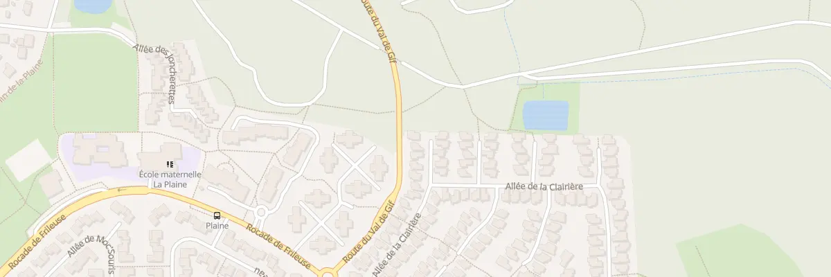 Plan du 43 All de la Clairiere à Gif-sur-Yvette