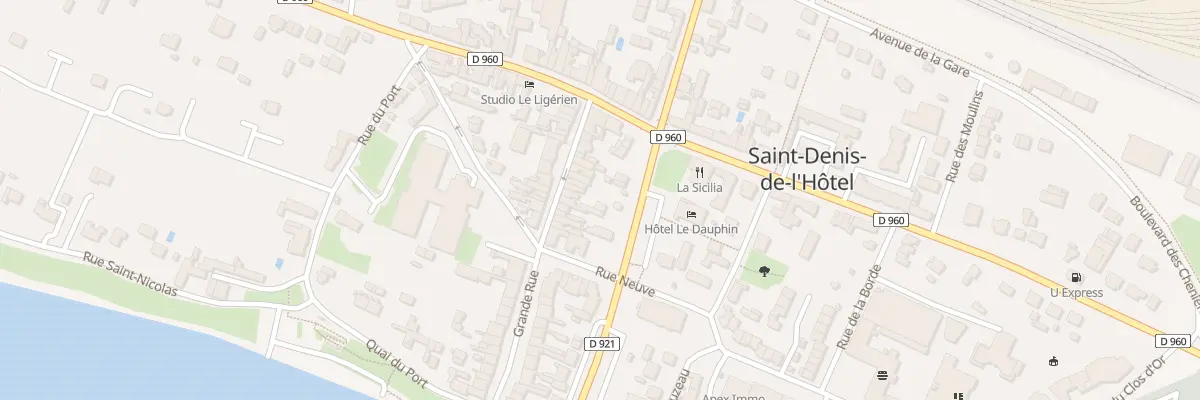 Plan du 17 Gr Grande Rue à Saint-Denis-de-l’Hôtel