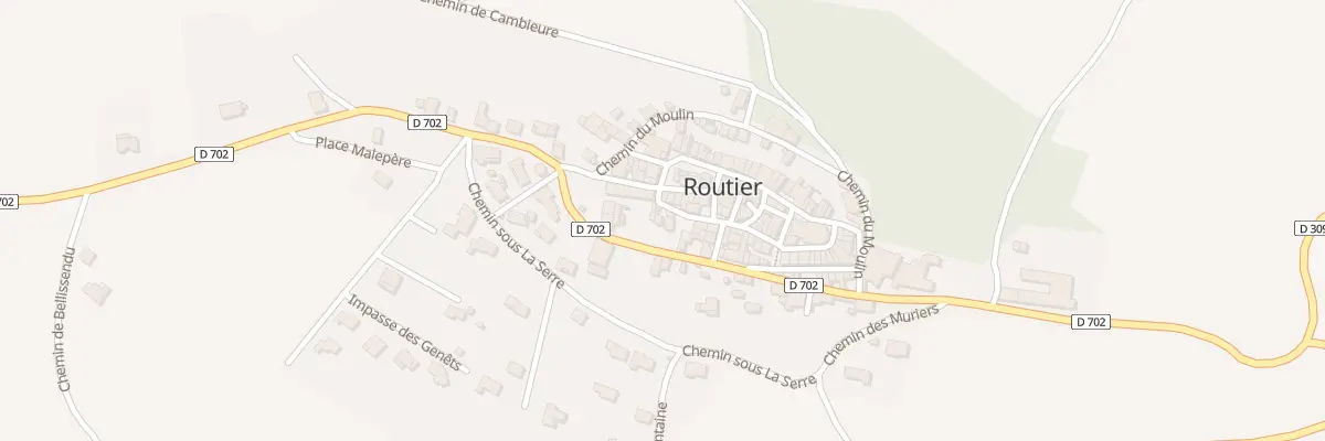 Plan du 4 Rue François Bonnafoux à Routier
