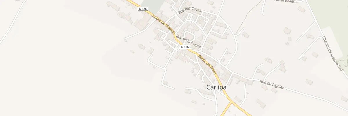 Plan du 3 Pl Bellevue à Carlipa