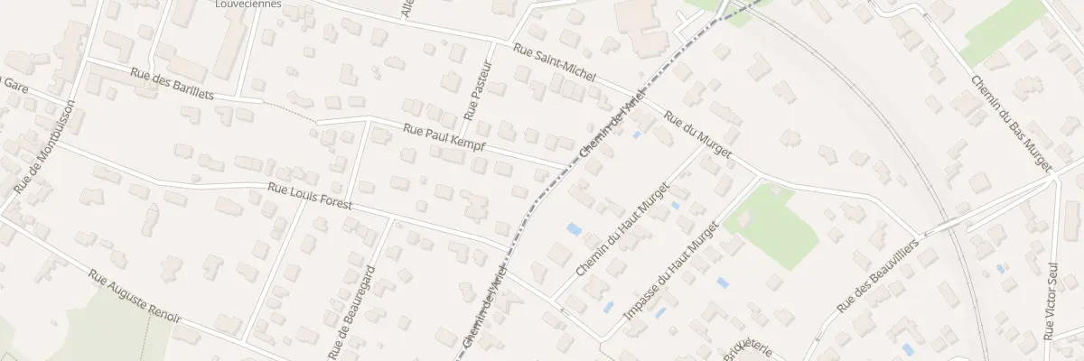 Plan du 22 Rue Paul Kempf à Louveciennes