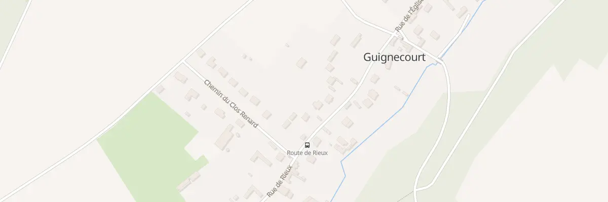 Plan du 166 Rue de Rieux à Guignecourt