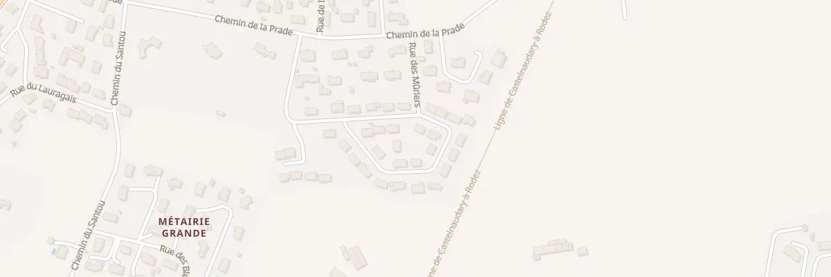 Plan du 12 Rue des Mûriers à Soual