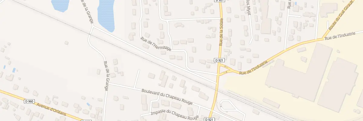 Plan du 1 Rue de l’Hermitage à Saint-Denis-de-l’Hôtel