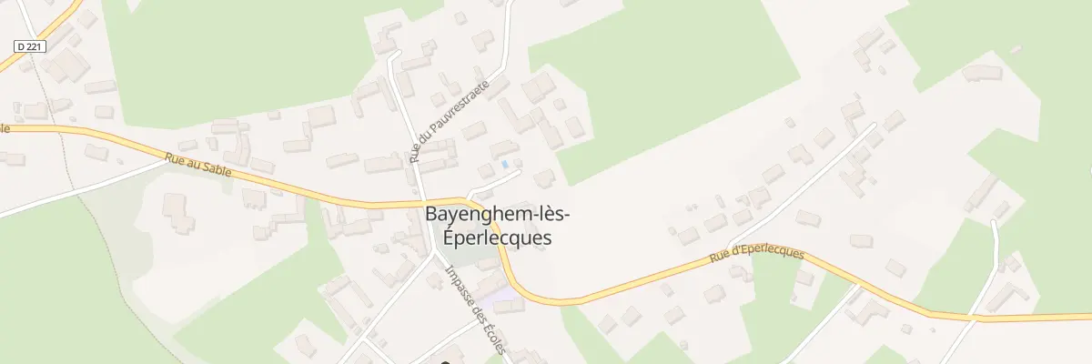 Plan du 50 Imp de la Fabrique à Bayenghem-lès-Éperlecques