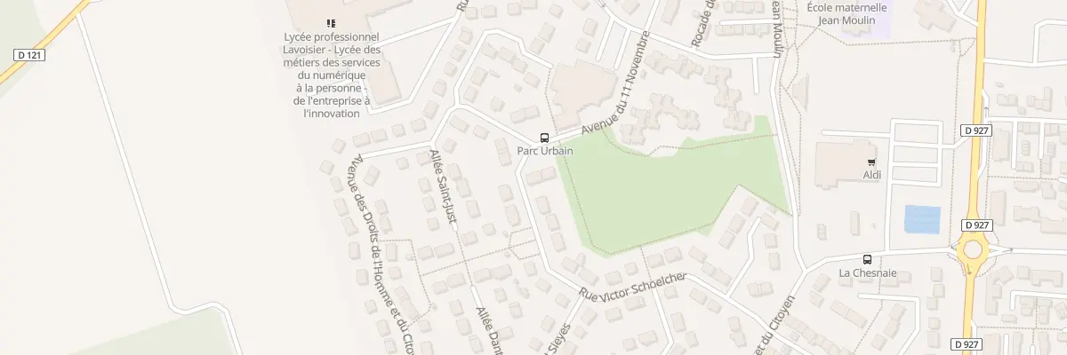 Plan du 30 Rue Victor Schoelscher à Méru
