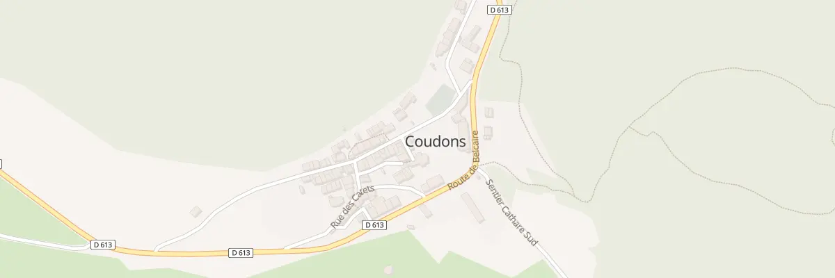 Plan du 5001F Rue de la Mairie à Coudons