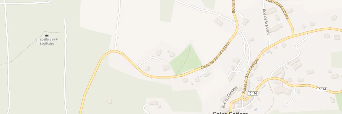 Plan du 5333 Saint Sagitaire à Saint-Setiers