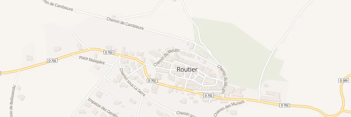 Plan du 3 Rue Bernard de Routier à Routier