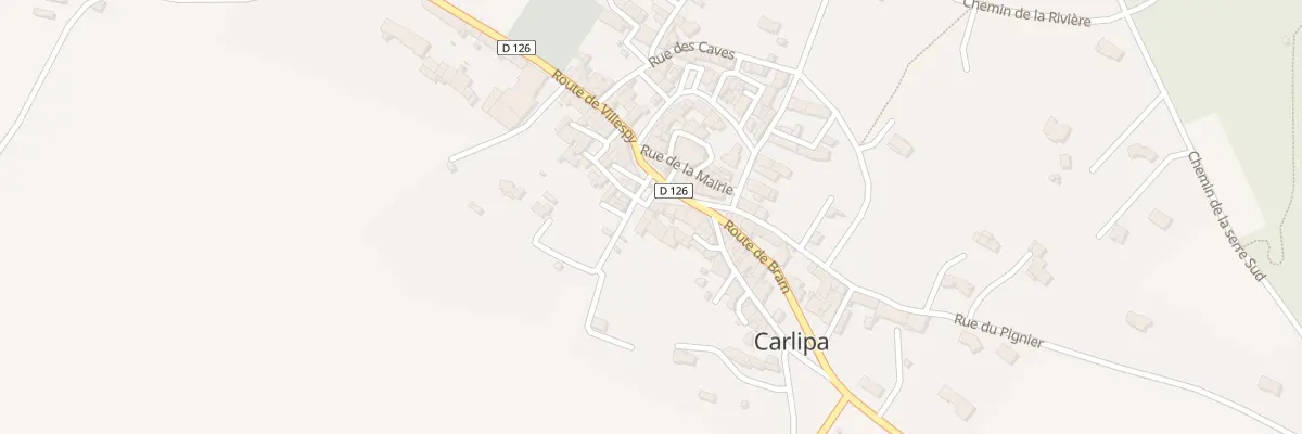Plan du 1 Pl Bellevue à Carlipa